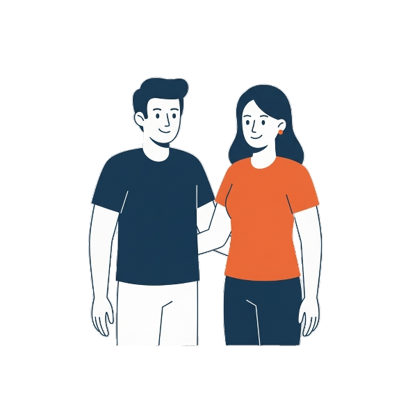 Icône Mon conjoint et moi - Assurance couple - JeSwitch